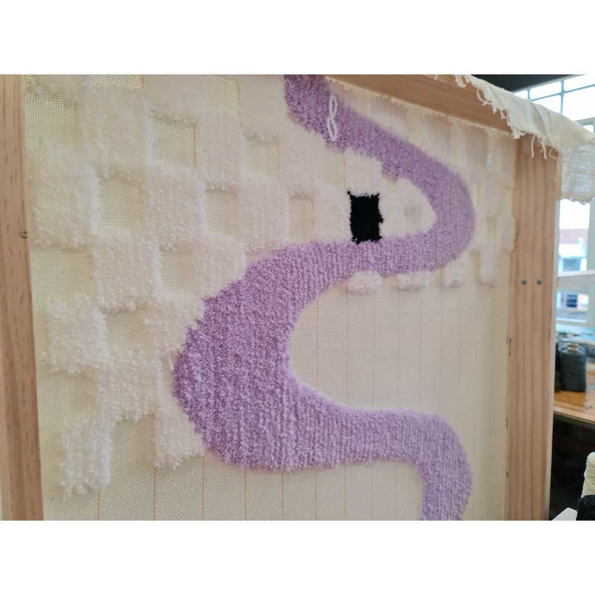 Rug Tufting Session (Just Tuftng)- 50cm x 50cm Tufting Frame (3hrs)