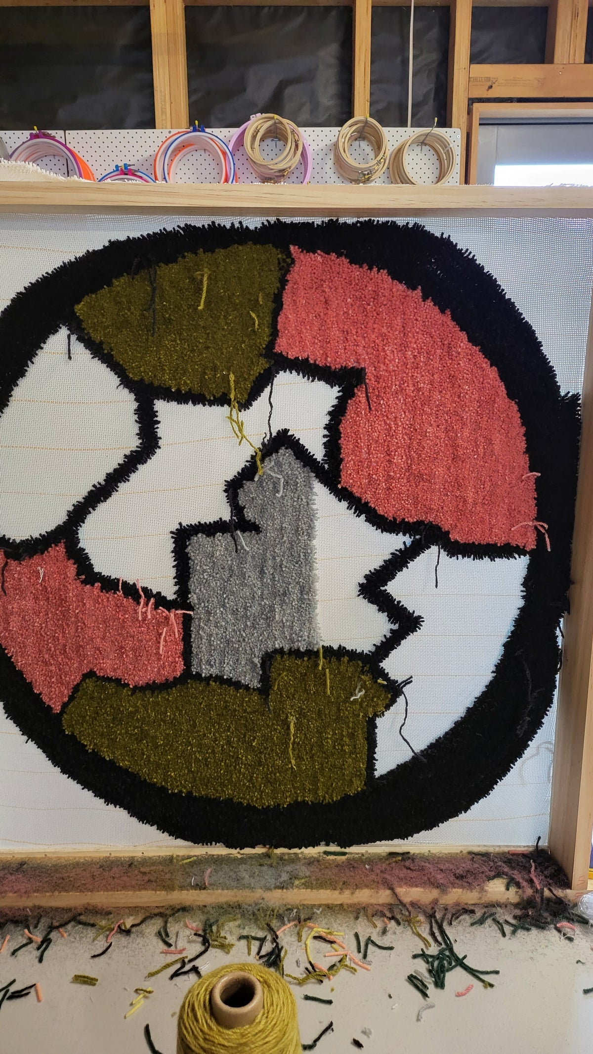 Rug Carving and Backing Session - 90cm x 90cm Rug (3-4hrs)