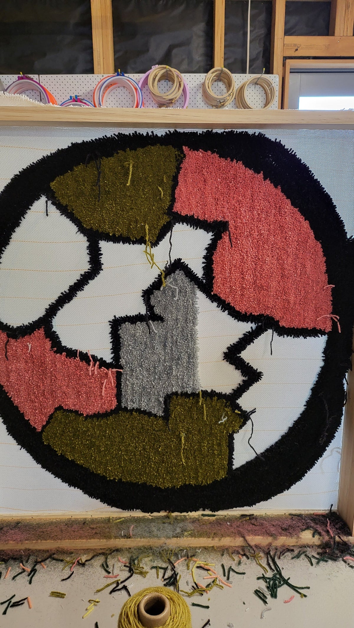 Rug Carving and Backing Session - 90cm x 90cm Rug (3-4hrs)