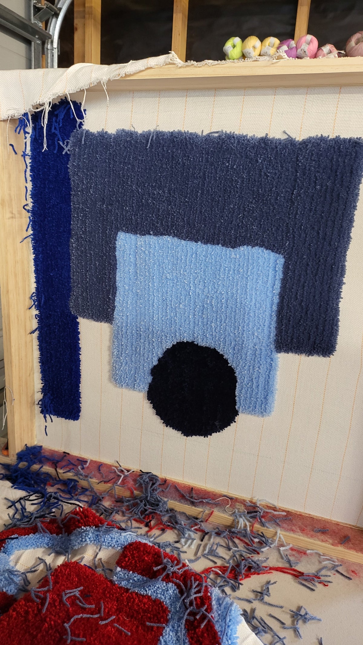 Rug Carving and Backing Session - 90cm x 90cm Rug (3-4hrs)