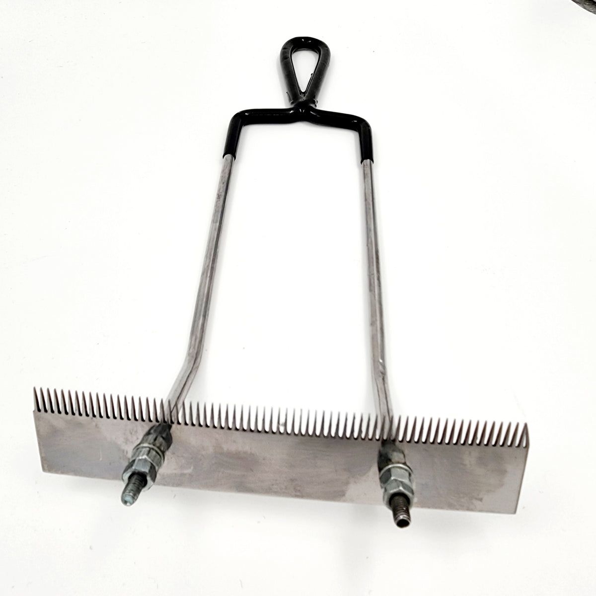 Rug Rake for Removing Excess Fiber