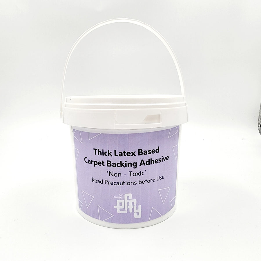 NEW Thick LATEX Based Adhesive for backing rugs!