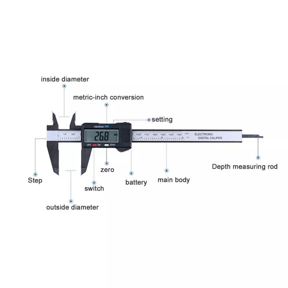 Digital Calipers for Accurate Measurements