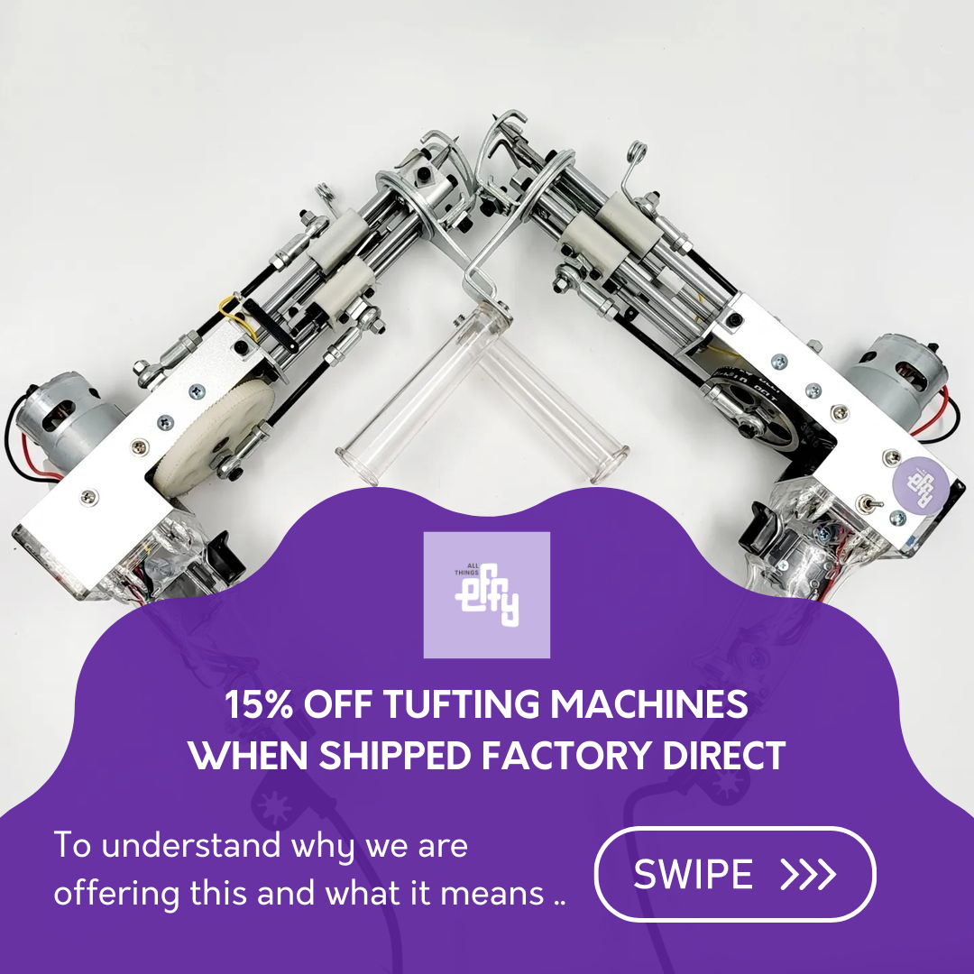 The Original AK-I Cut Pile Tufting Gun | Free Shipping