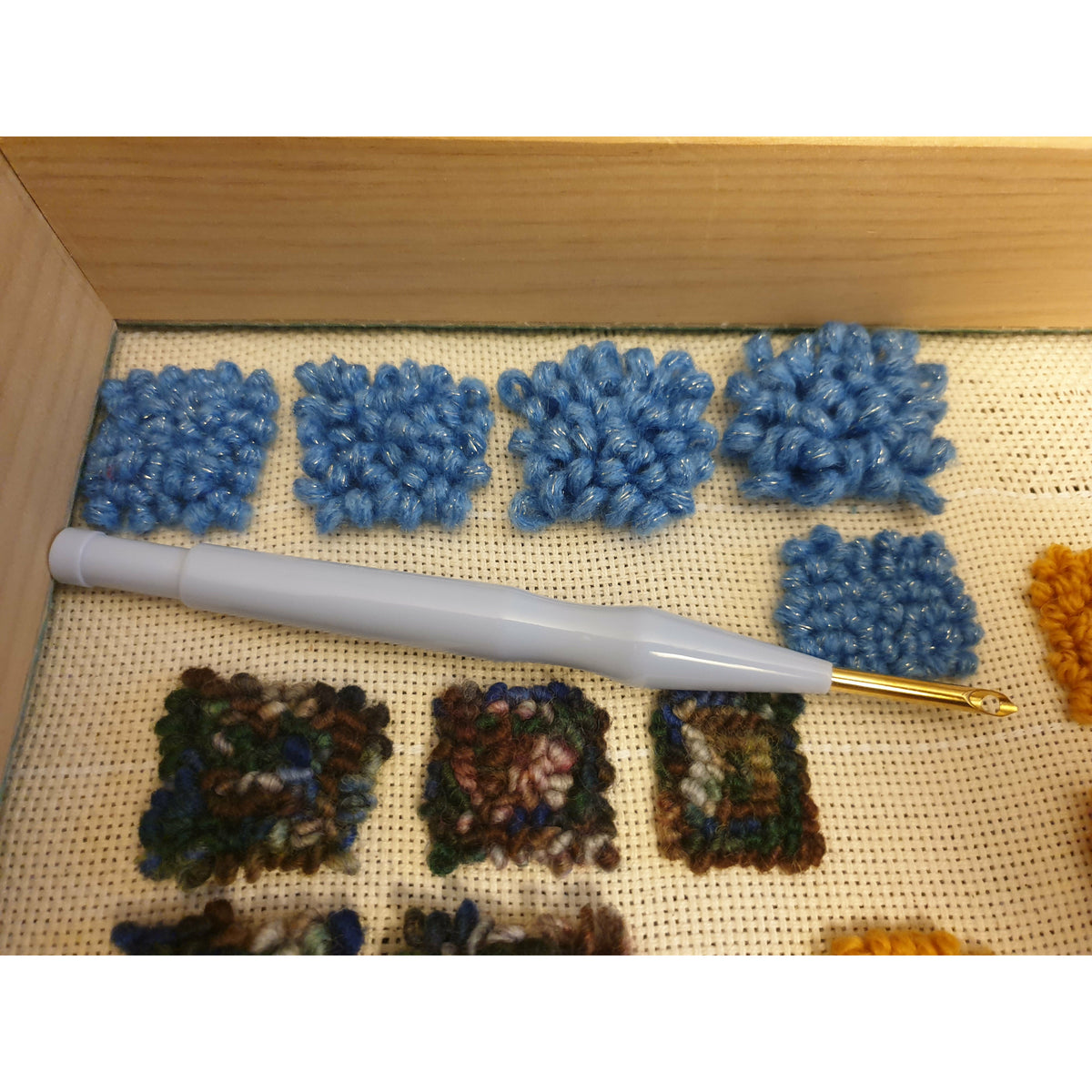 ABCD Blue Adjustable Punch Needle for Chunky Yarns - Punch Needle Supplies NZ