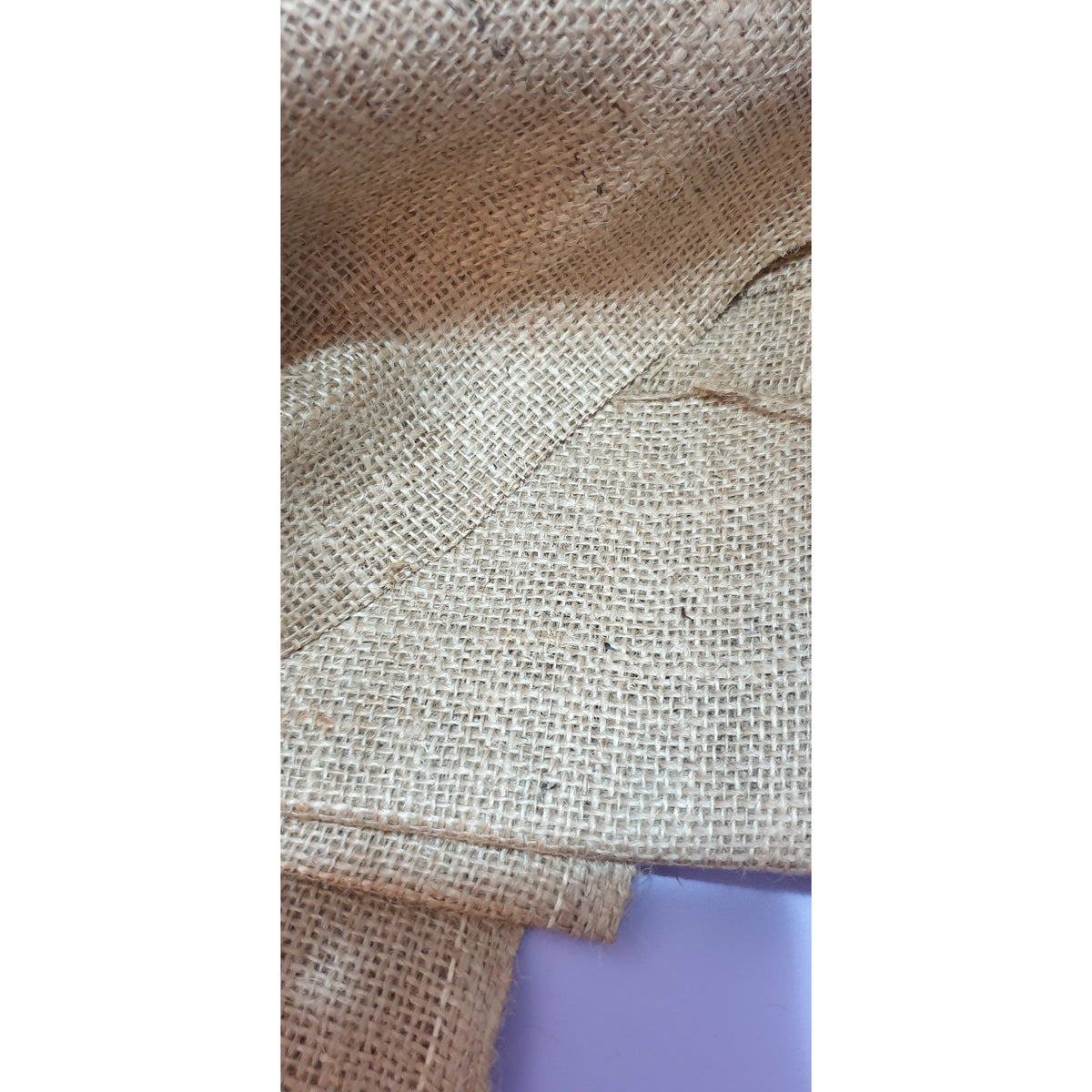 Natural Raw Hessian/Jute Fabric for Punch Needling - Punch Needle Supplies NZ