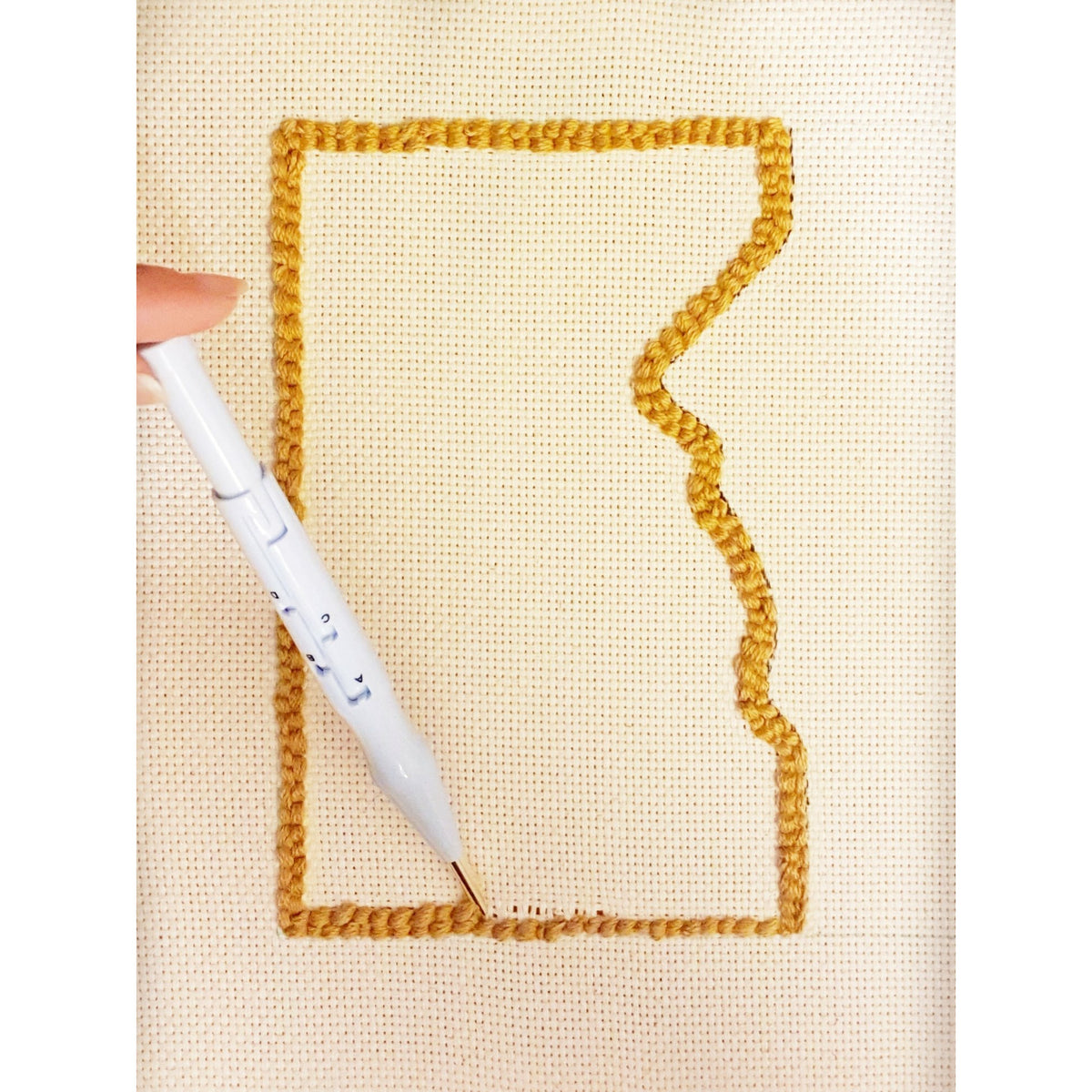 ABCD Blue Adjustable Punch Needle for Chunky Yarns - Punch Needle Supplies NZ