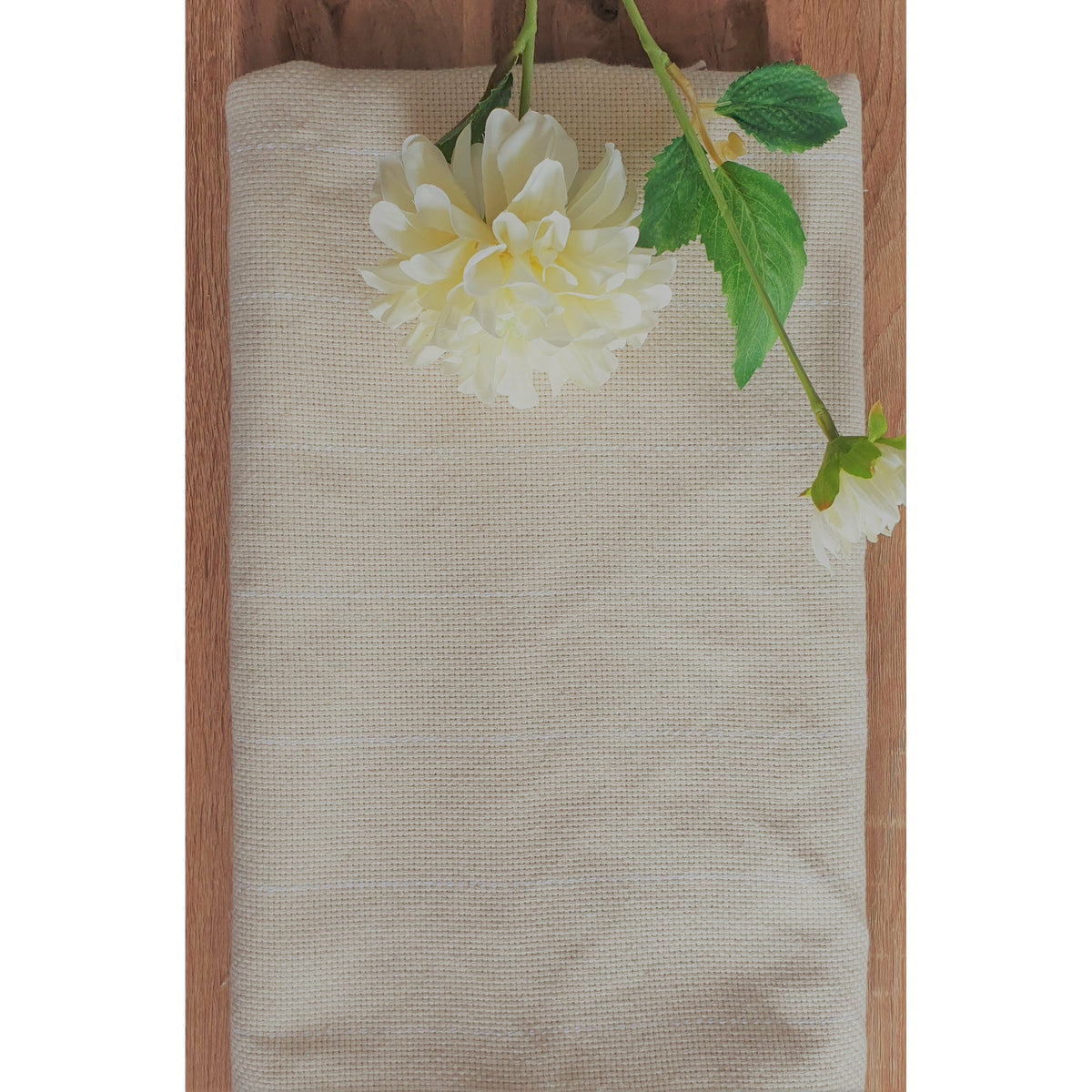 Monks Cloth with White Guidelines in Multiple Sizes - Available Now! - Punch Needle Supplies NZ