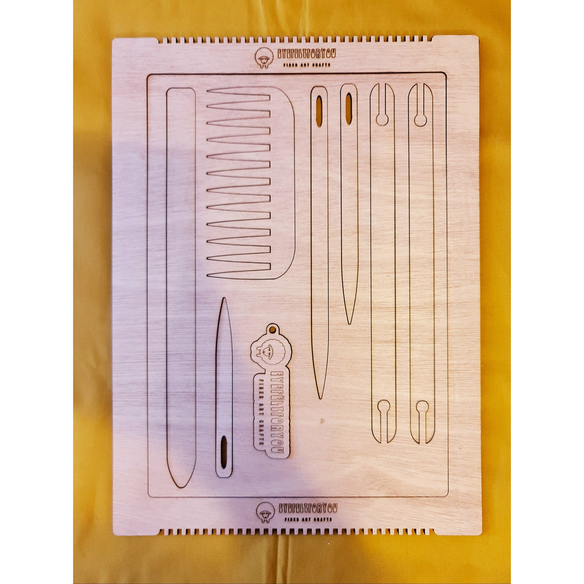 Laser Cut Plywood Weaving Loom - Designed and Made in NZ! - Punch Needle Supplies NZ