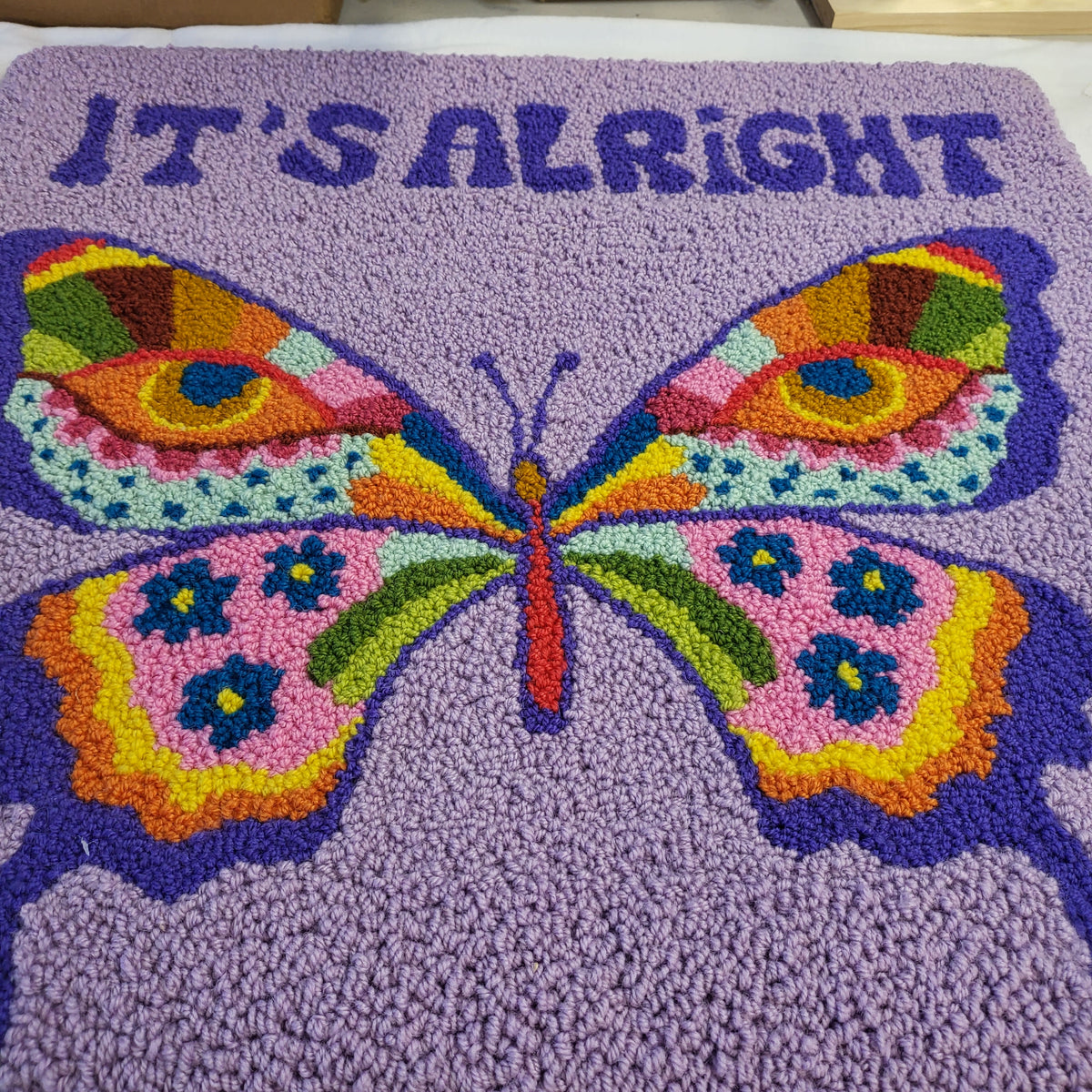 Butterfly Rug "It's Alright"