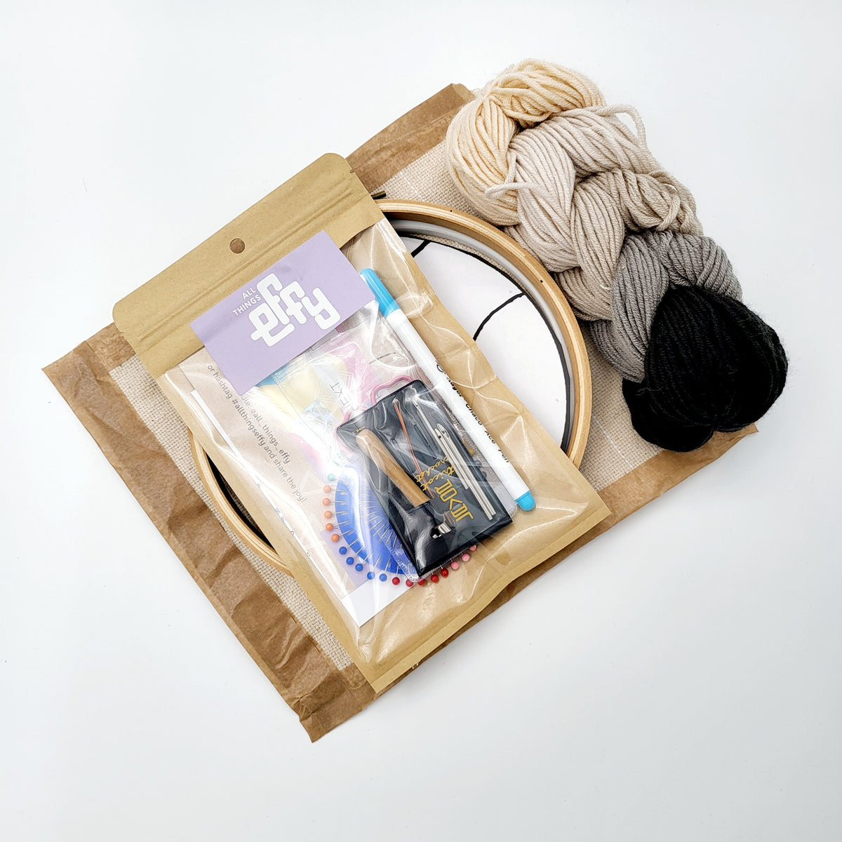 Introduction to Punch Needling kit - Lavor Punch Needle