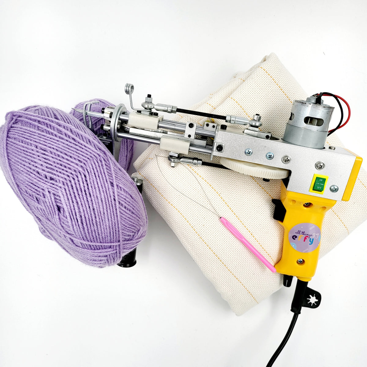 The Real AK-I Cut Pile Tufting Gun Kit Bundles