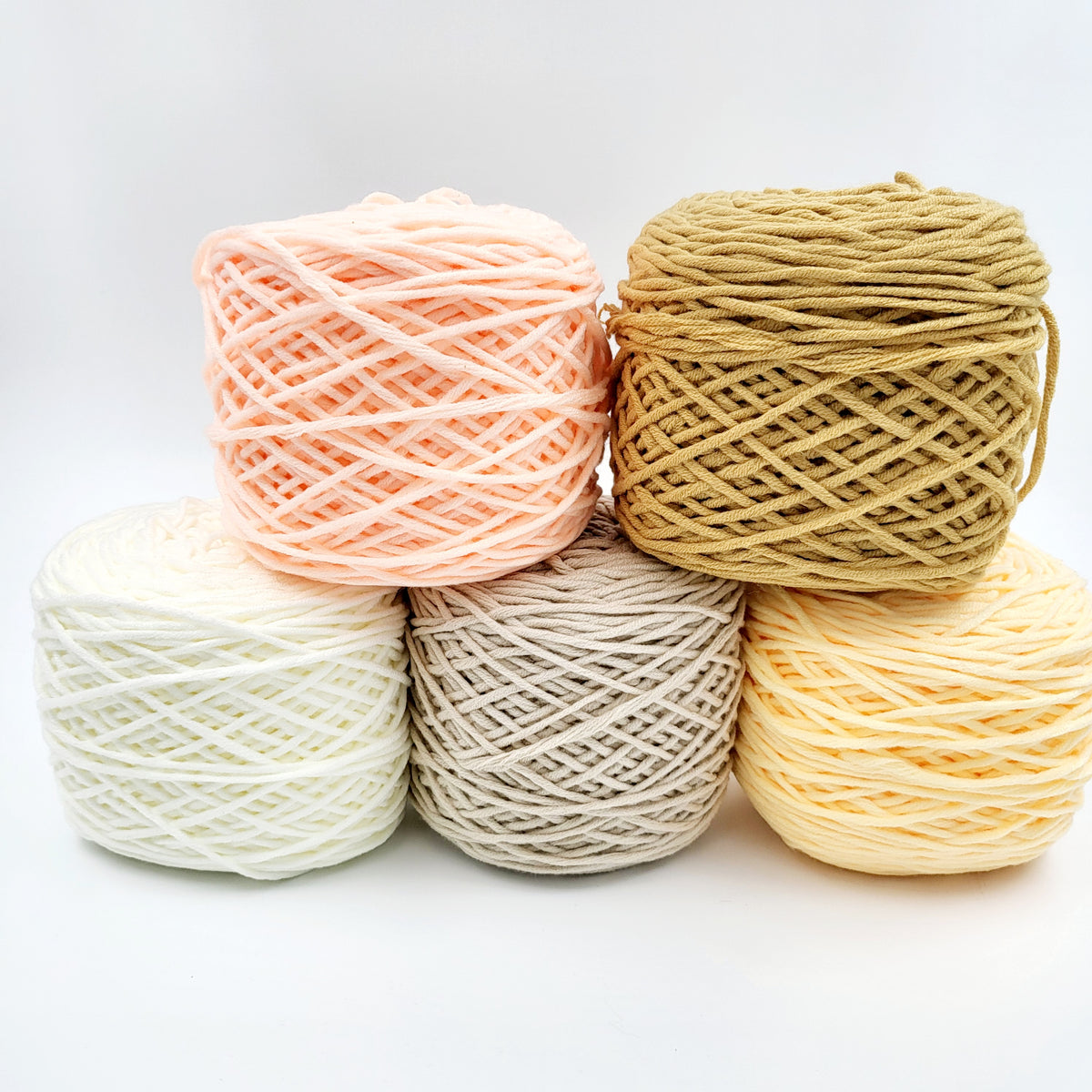 EFFY Acrylic and Cotton Yarn- 200gm Cakes/ Cones