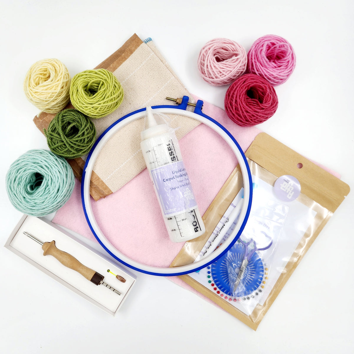 EFFY Beginners Punch Needle Kit with Craft-a-long