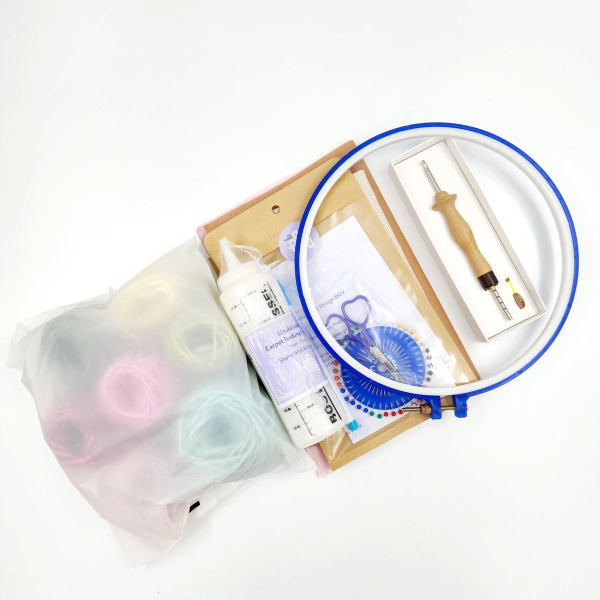 EFFY Beginners Punch Needle Kit with Craft-a-long