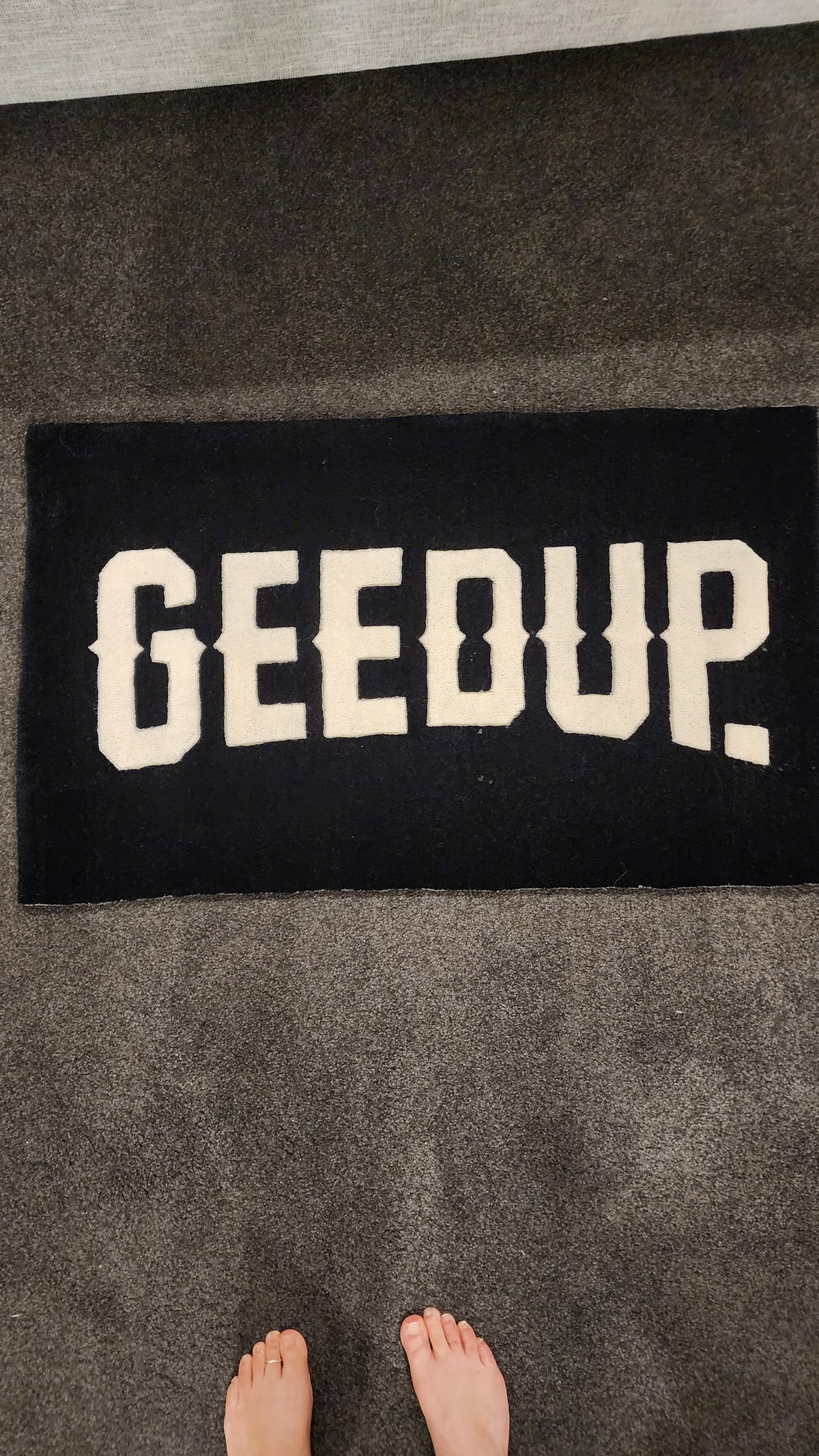 GEEDUP Large Wool Rug
