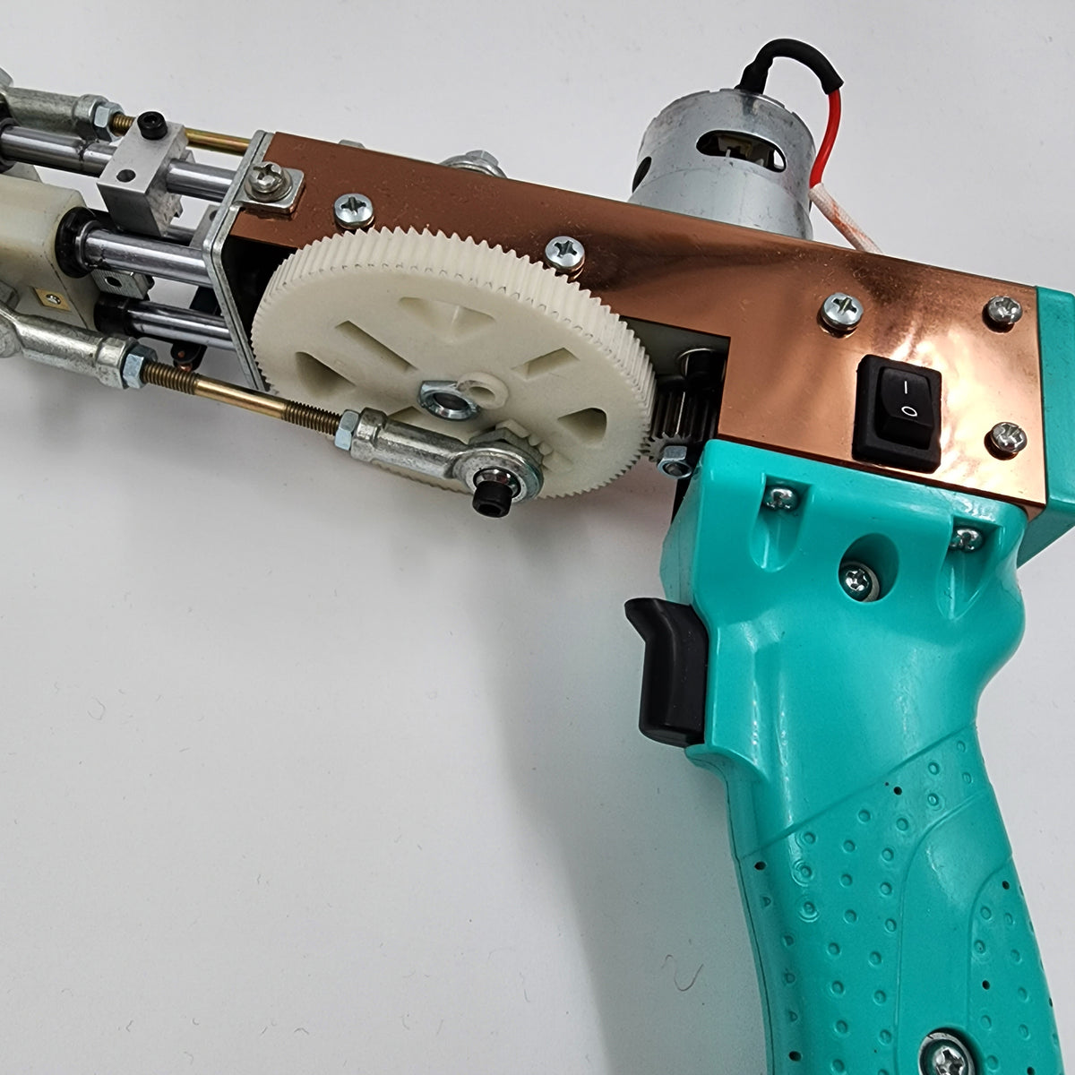 Refurbished AK Duo Limited Edition Teal & Gold Loop and Cut Pile Tufting Gun