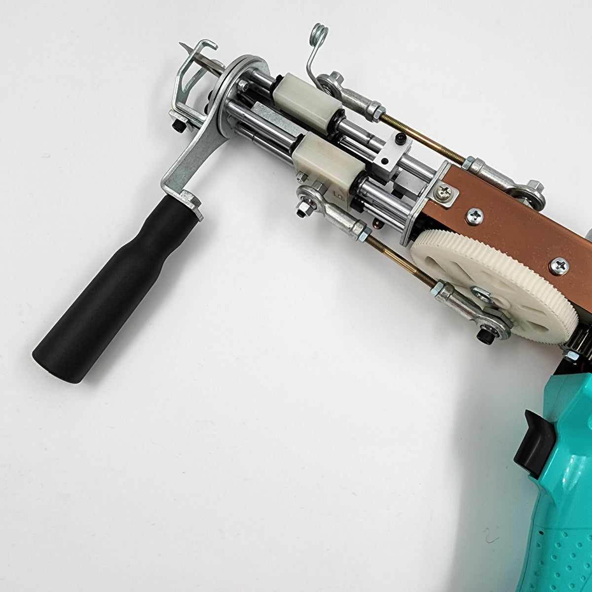 Refurbished AK Duo Limited Edition Teal & Gold Loop and Cut Pile Tufting Gun