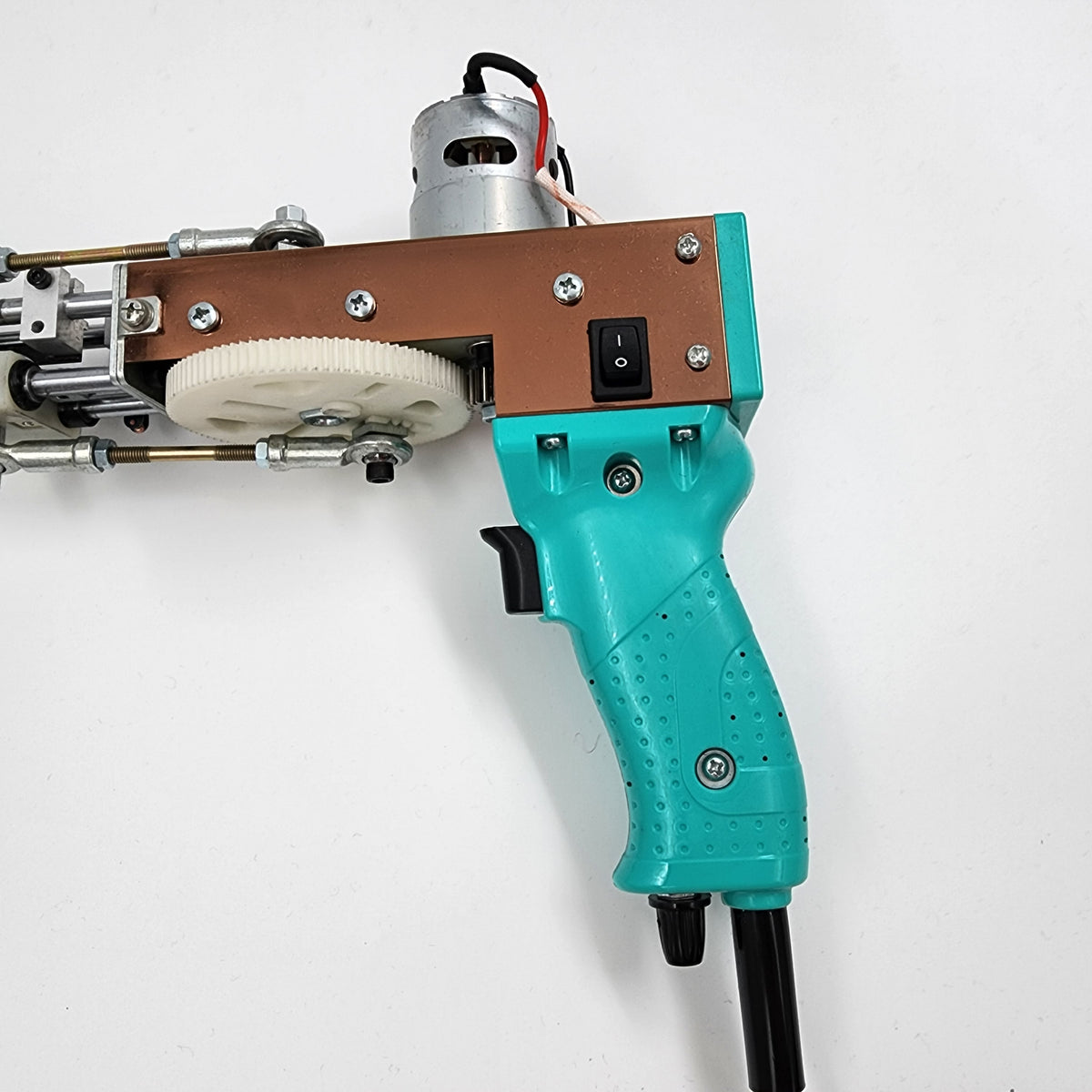 Refurbished AK Duo Limited Edition Teal & Gold Loop and Cut Pile Tufting Gun