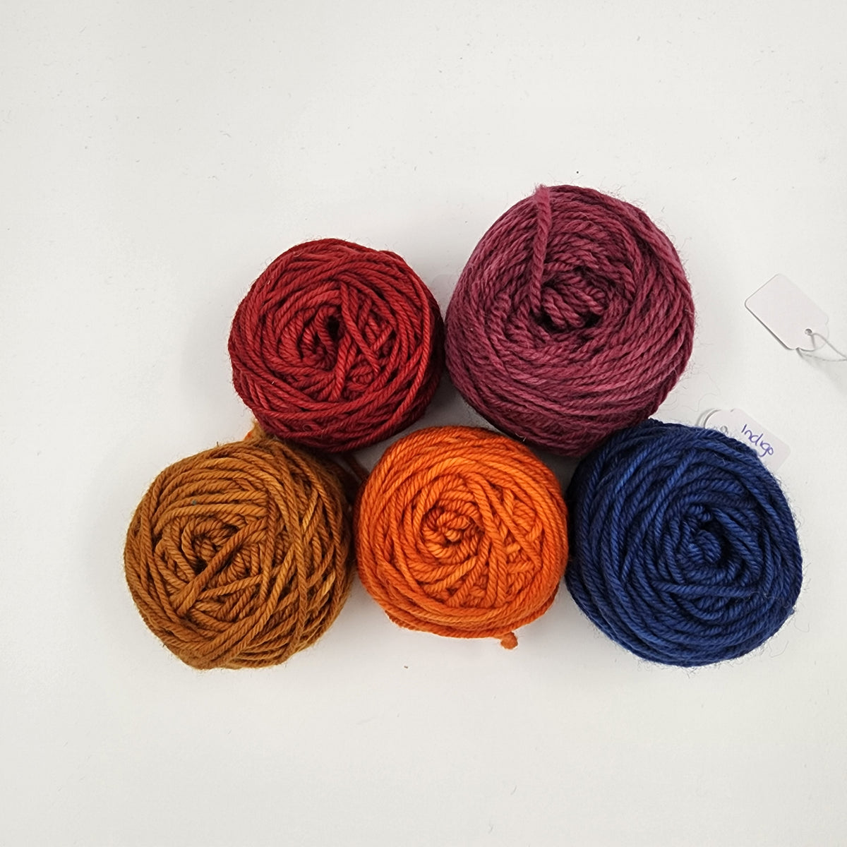 Hand-dyed Merino Wool 50gms cakes