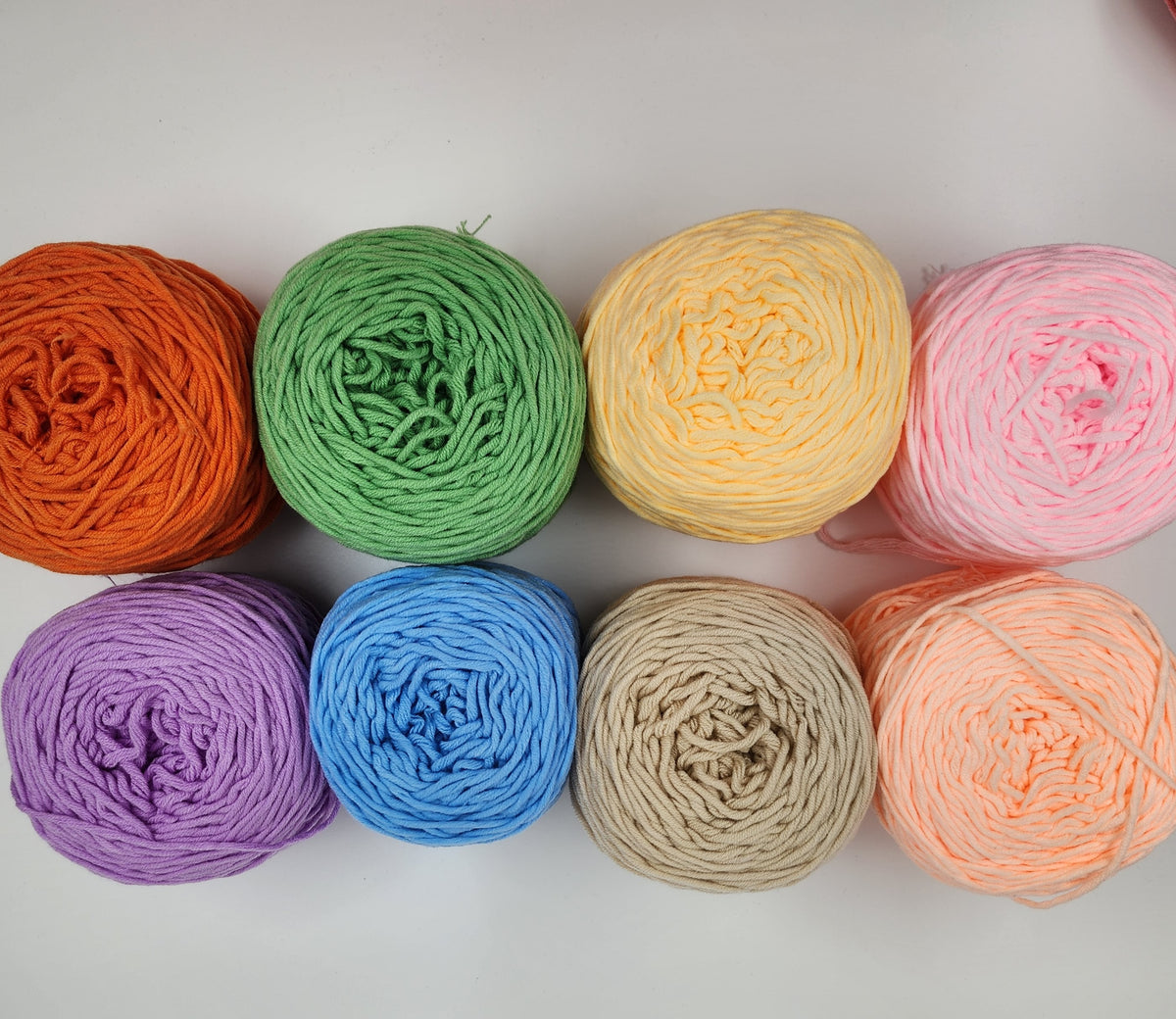 EFFY Acrylic and Cotton Yarn- 200gm Cakes/ Cones