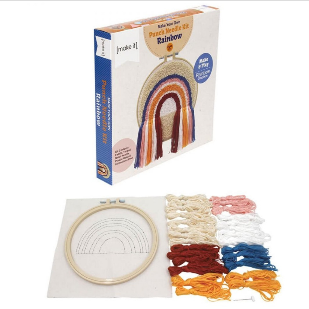 Make It Diy Punch Needle Kit - Rainbow