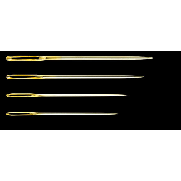 Clover Gold Eye Embroidery Needles - Punch Needle Supplies NZ
