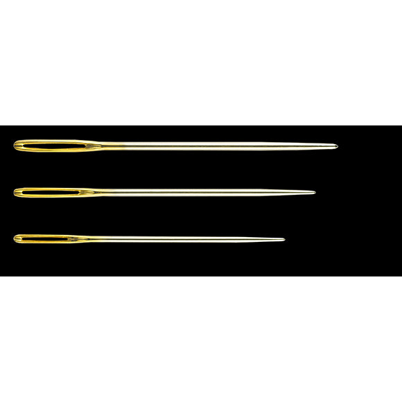 Clover Gold Eye Embroidery Needles - Punch Needle Supplies NZ