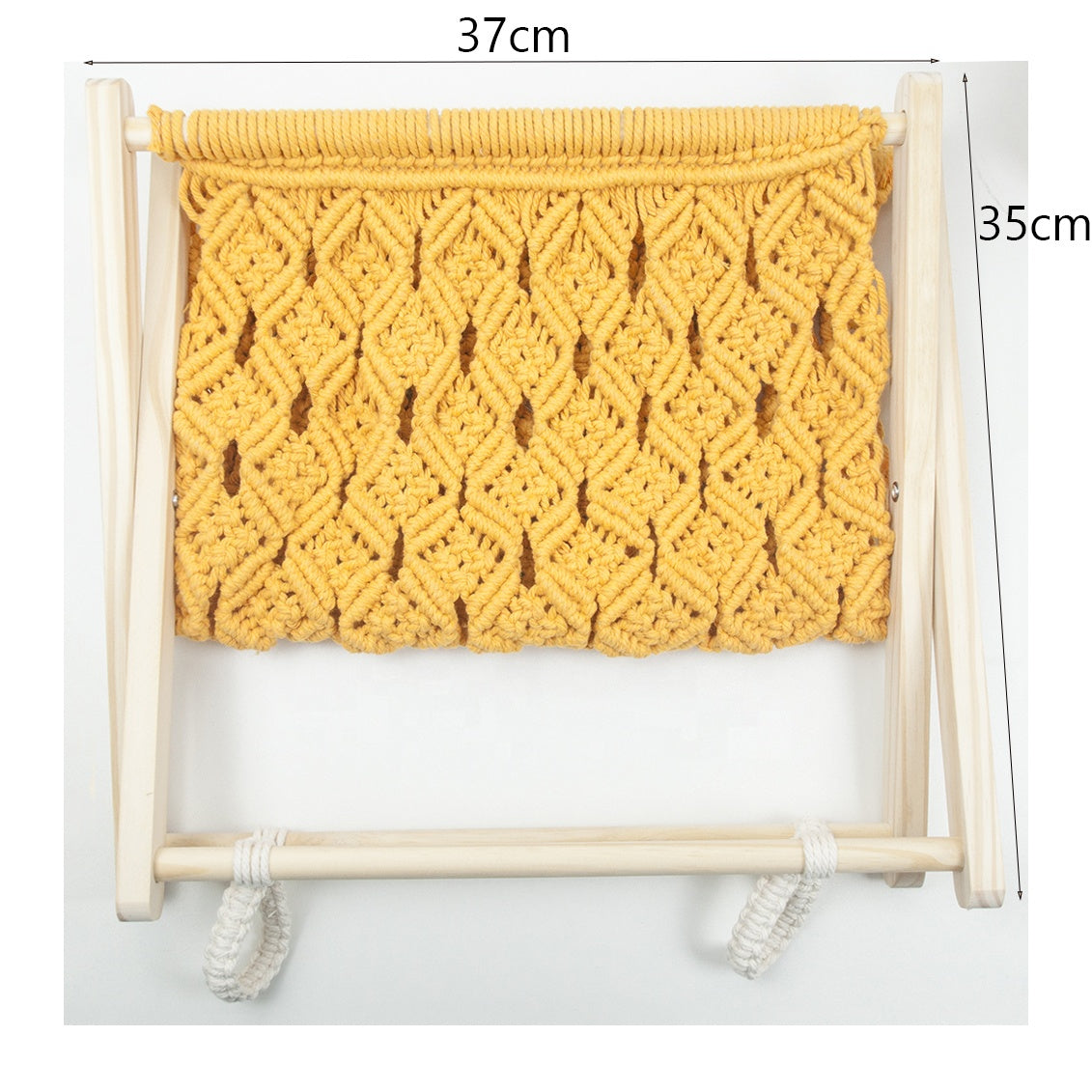 Macrame Wooden Magazine Rack Kit