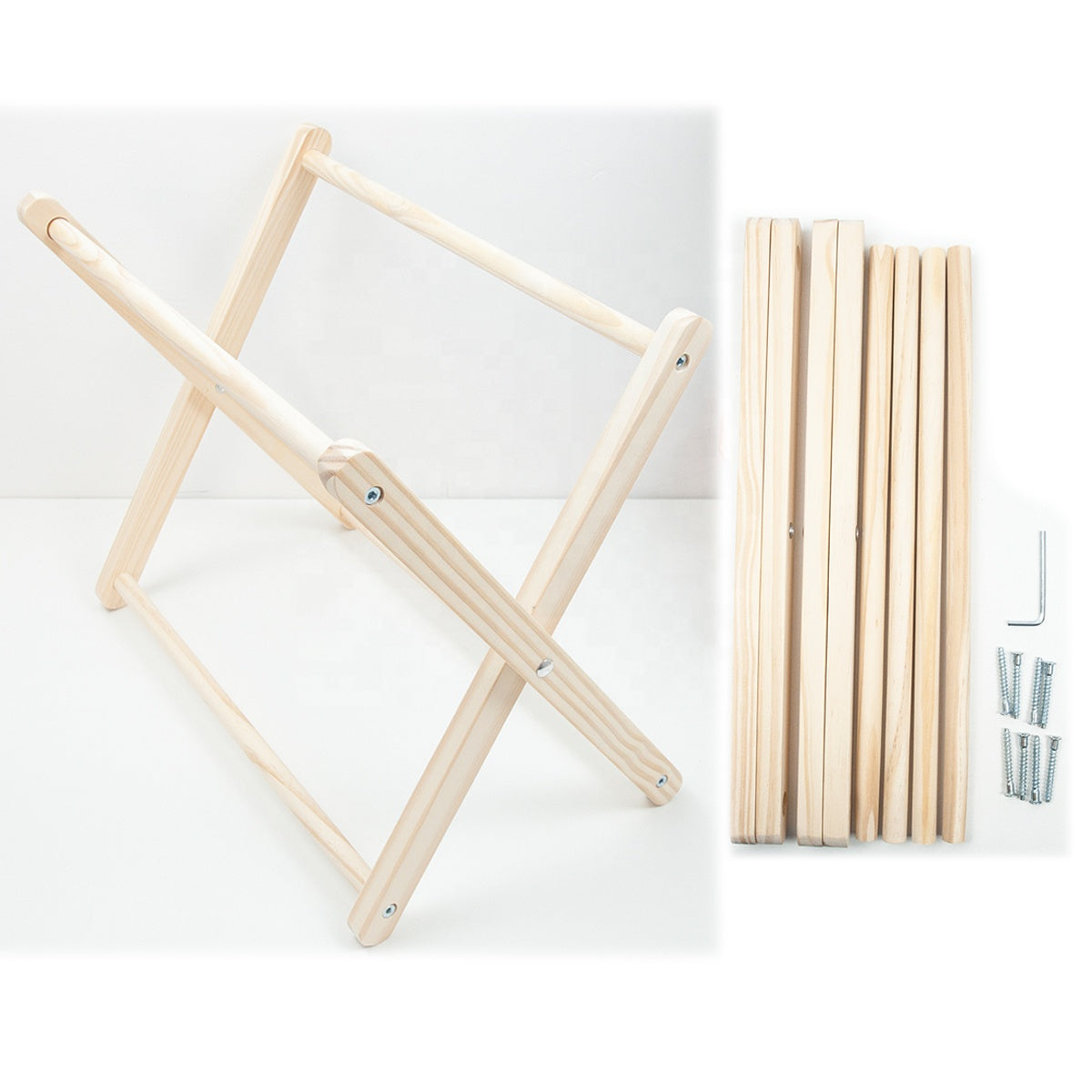 Macrame Wooden Magazine Rack Kit