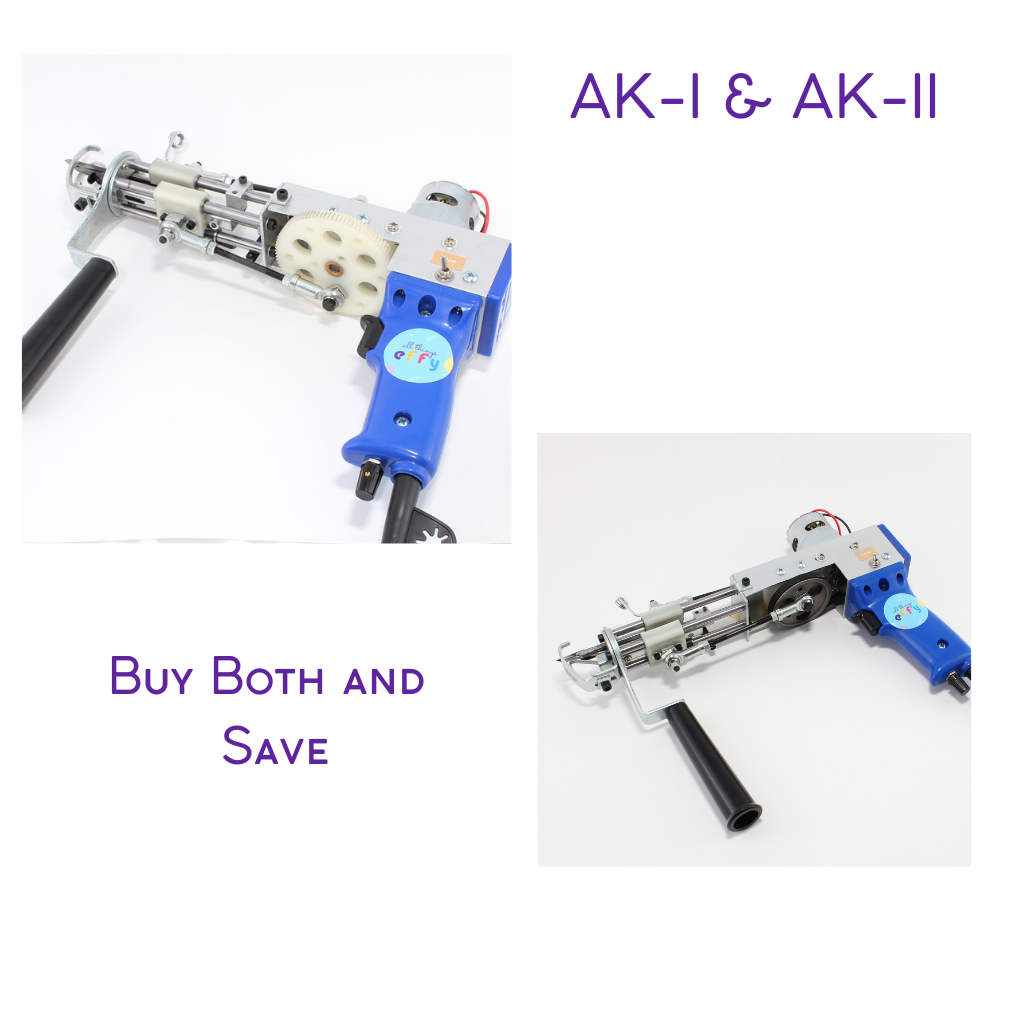 The Original AK-I Cut Pile & AK-II Loop Pile Tufting Machines