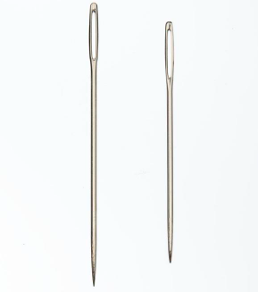 Birch Knitter's Sewing Needles Silver
