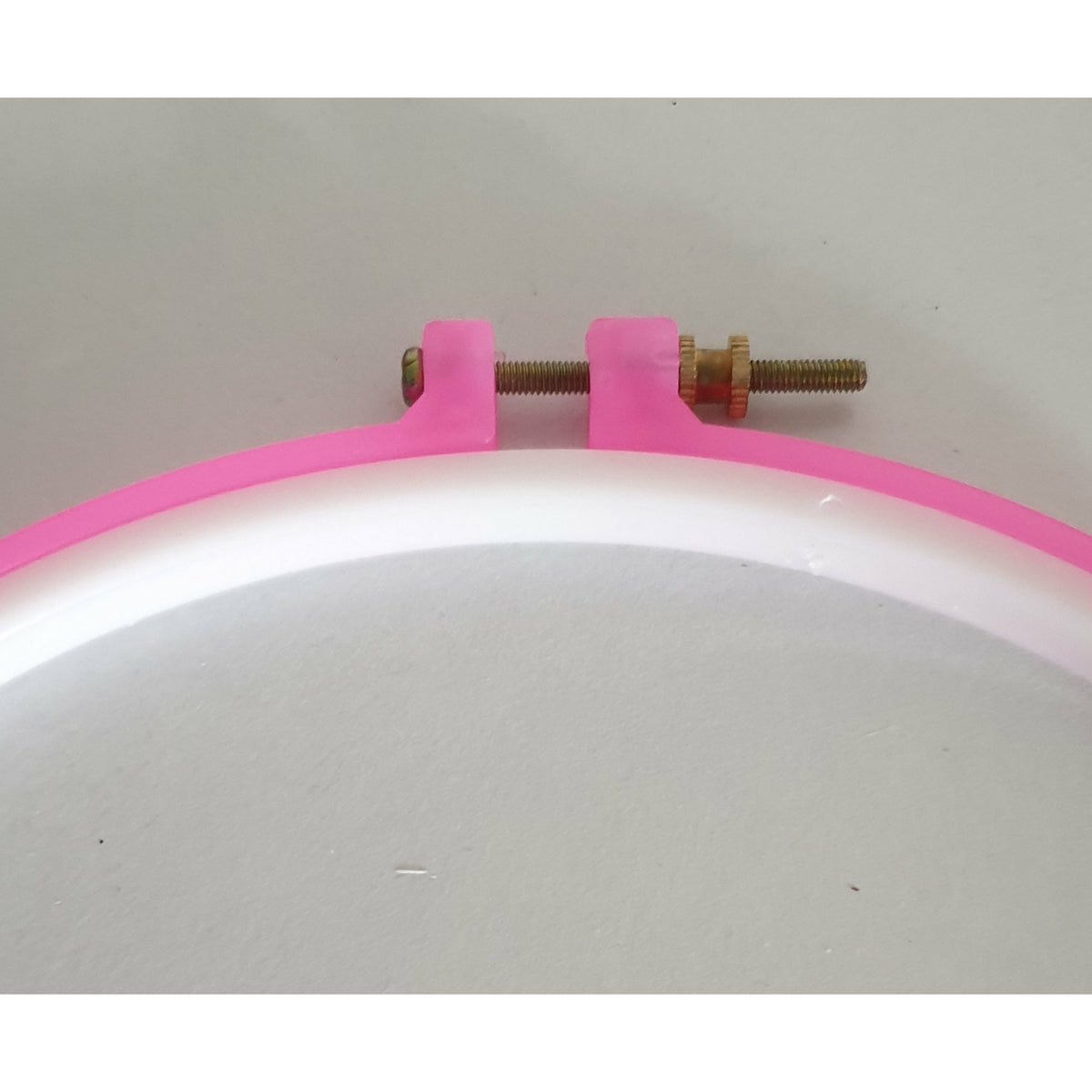 Non Slip plastic hoop with male and female grooves - Punch Needle Supplies NZ