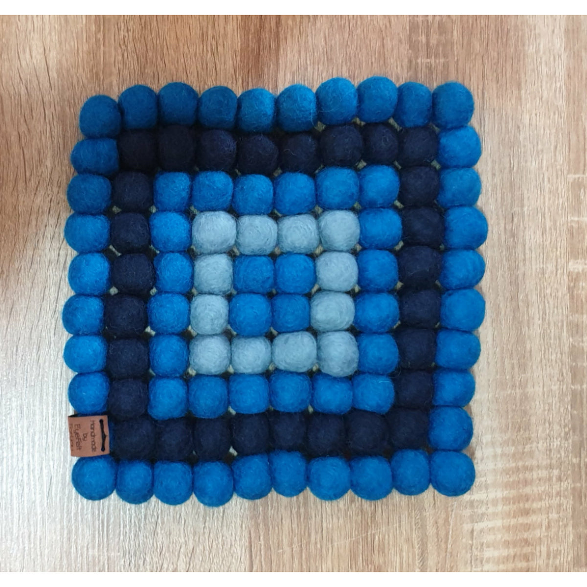 Felt Ball Trivet - Hand Sewn - Punch Needle Supplies NZ