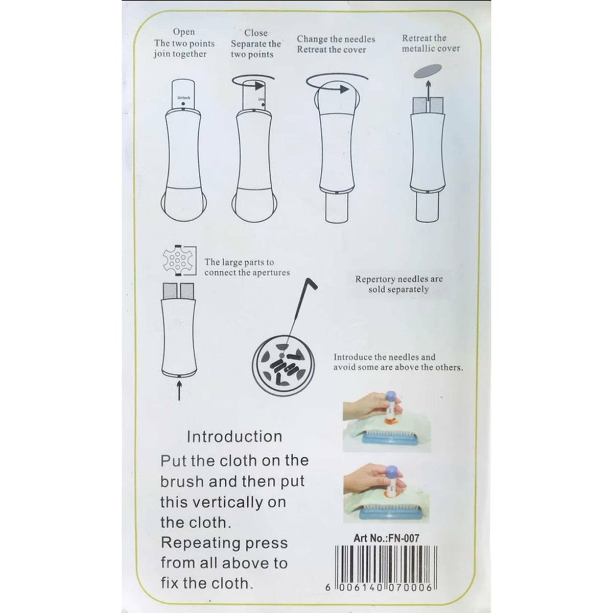 7 Needle - Needle Felting Tool - Punch Needle Supplies NZ