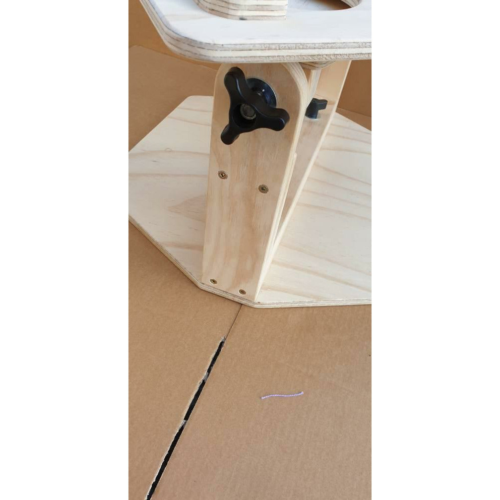 Rug Hooking and Punch Needling Tilt and Rotate Frame Base Lap Stand - 7 size variations! - Punch Needle Supplies NZ