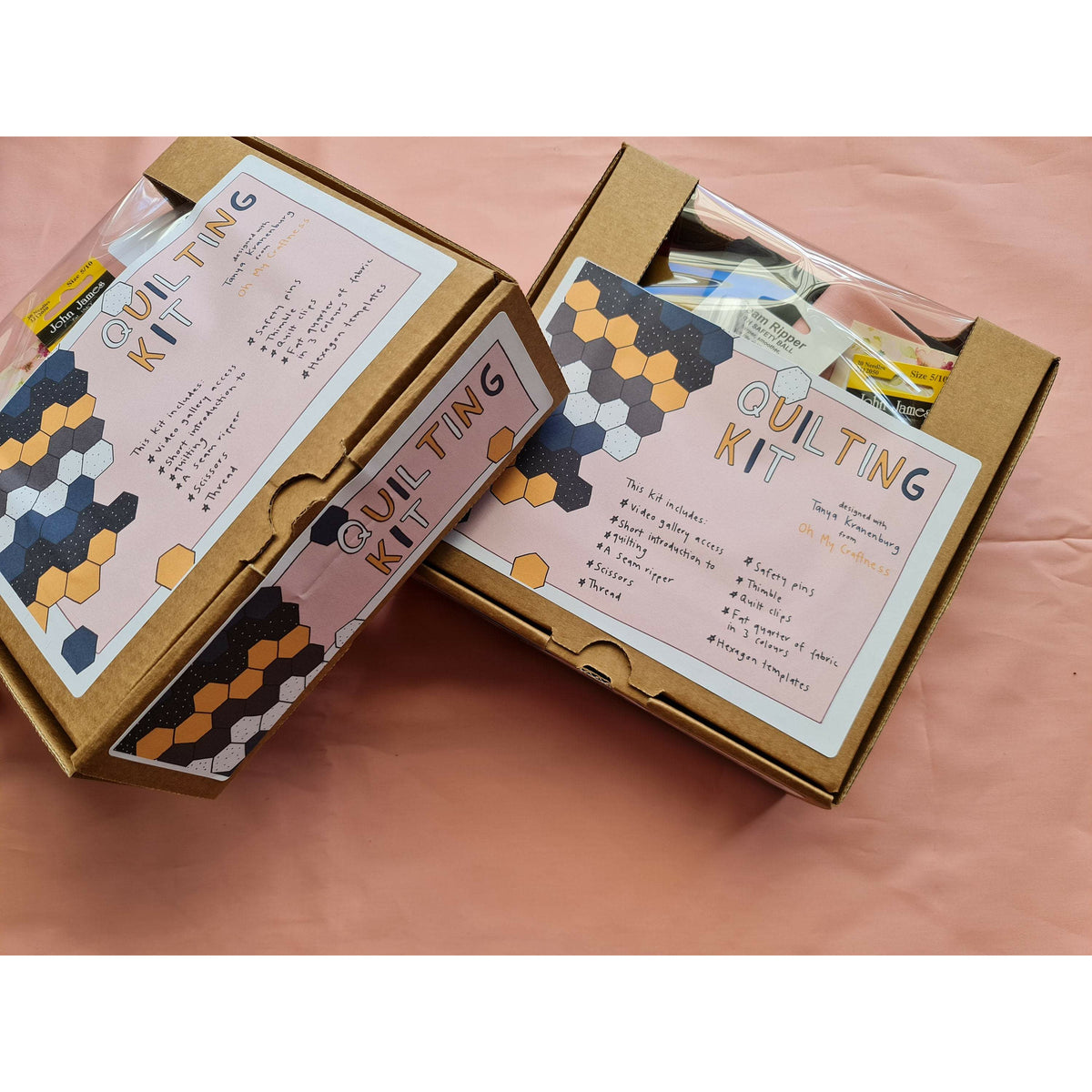 The Learn to Quilt Kit designed with Oh My Craftness - Punch Needle Supplies NZ