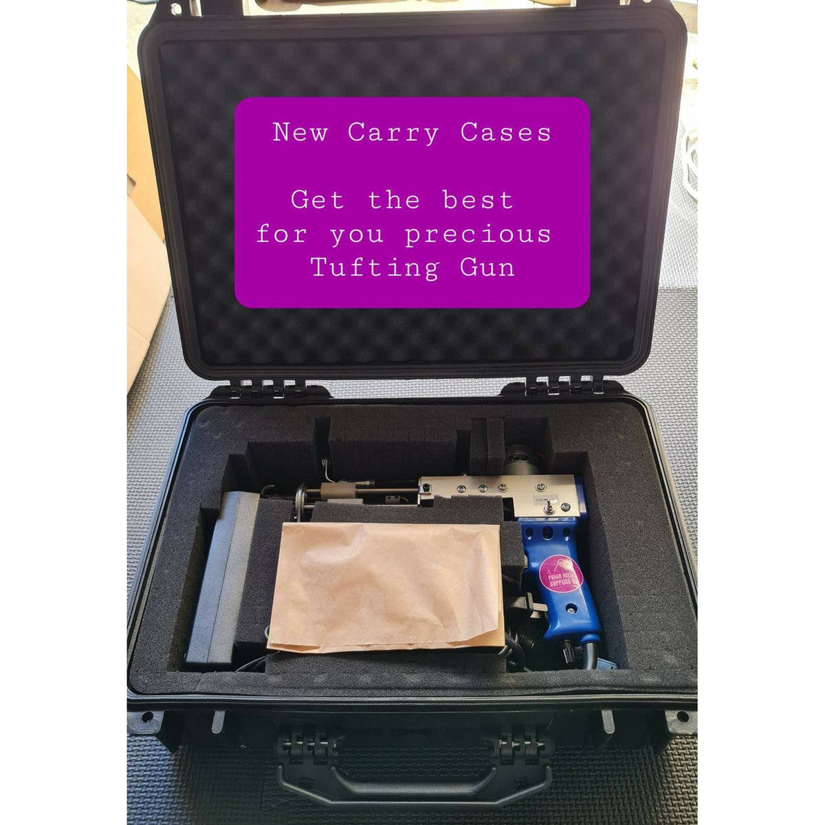 Cary Case for Tufting Guns *Does NOT include tufting Gun*