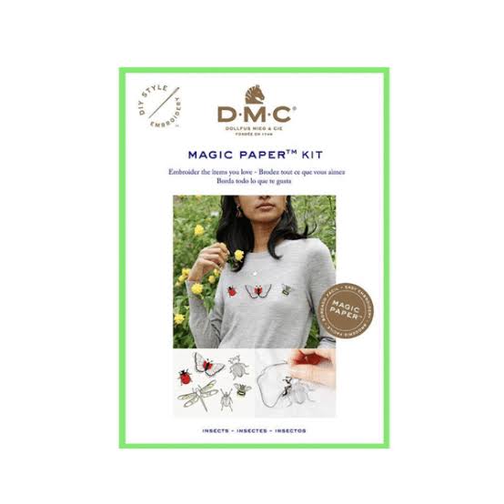 DMC Magic Paper Embroidery kit - Insect