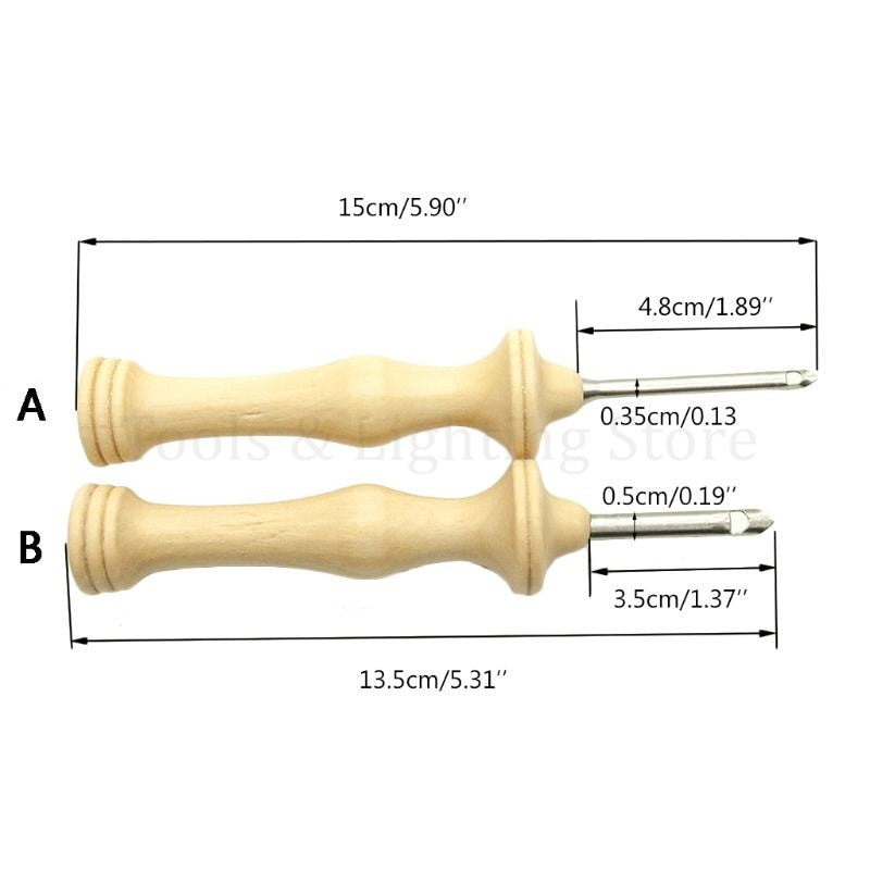 Wooden Punch Needles