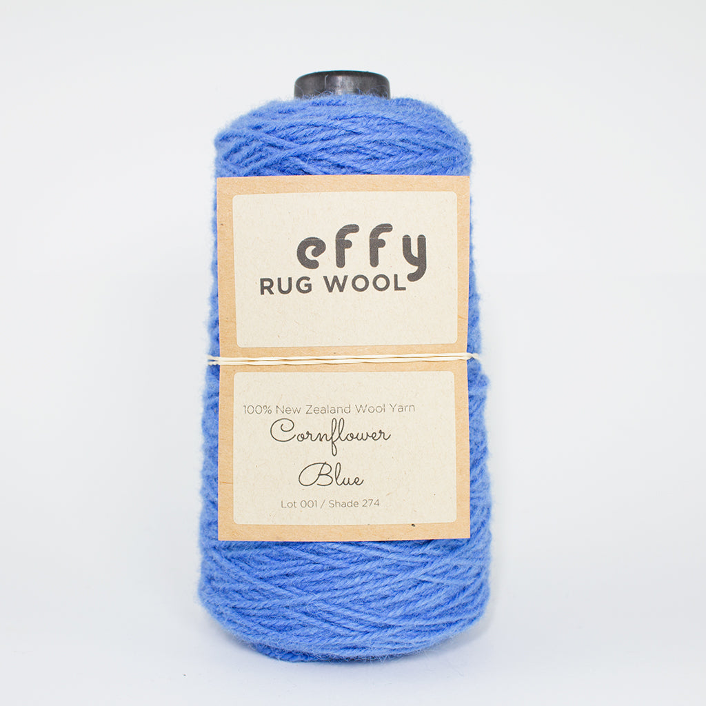EFFY NZ Rug Wool  500g  Cones for Tufting