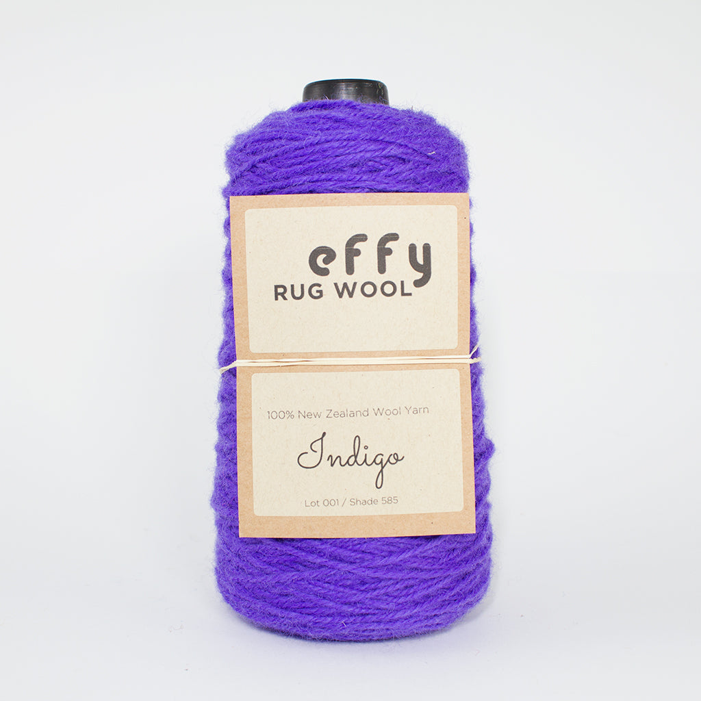 EFFY NZ Rug Wool  500g  Cones for Tufting