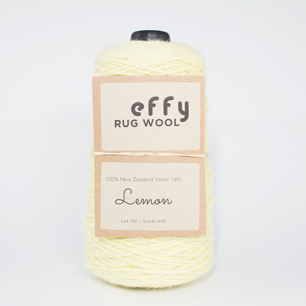 EFFY NZ Rug Wool  500g  Cones for Tufting