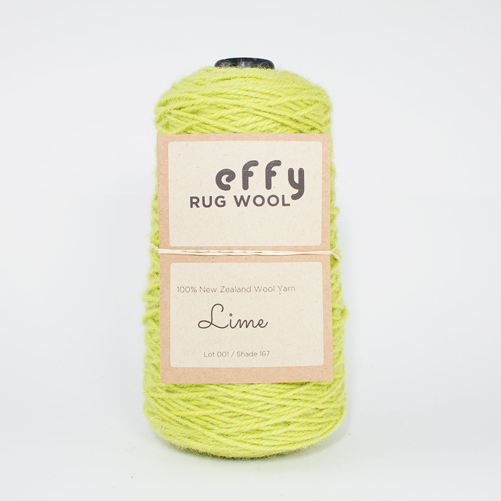 EFFY NZ Rug Wool  500g  Cones for Tufting
