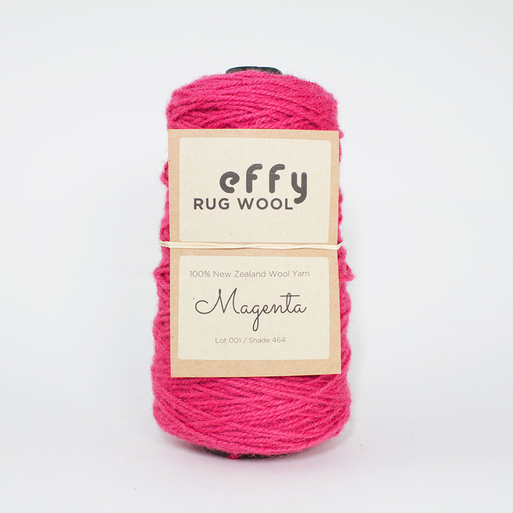 EFFY NZ Rug Wool  500g  Cones for Tufting