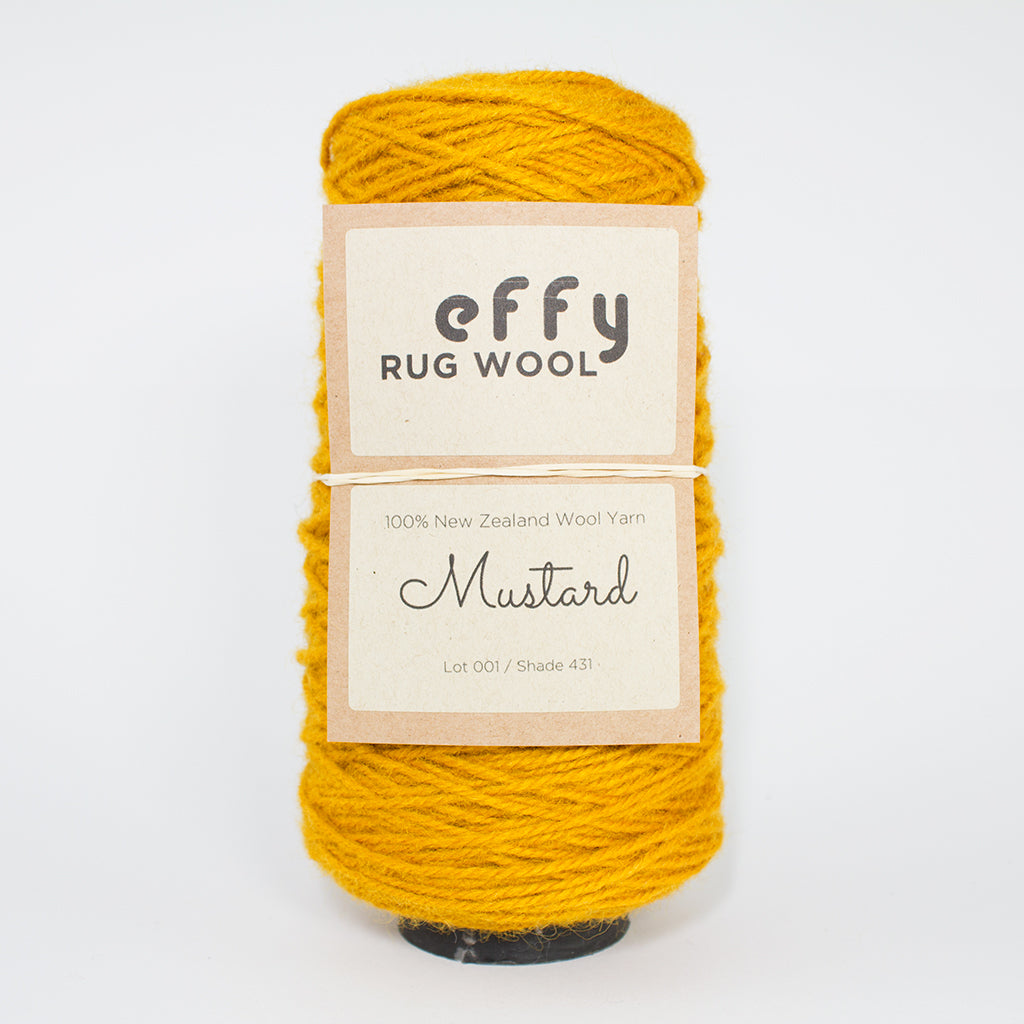 EFFY NZ Rug Wool  500g  Cones for Tufting