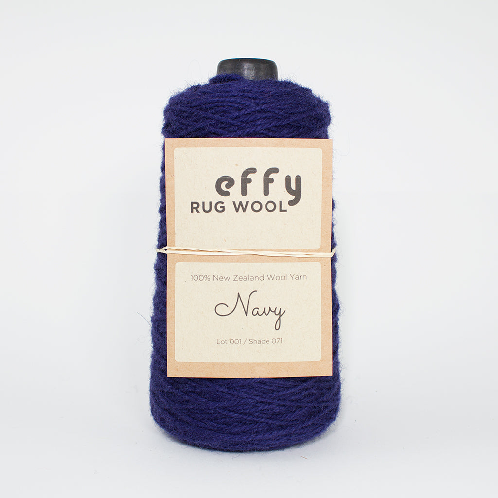 EFFY NZ Rug Wool  500g  Cones for Tufting