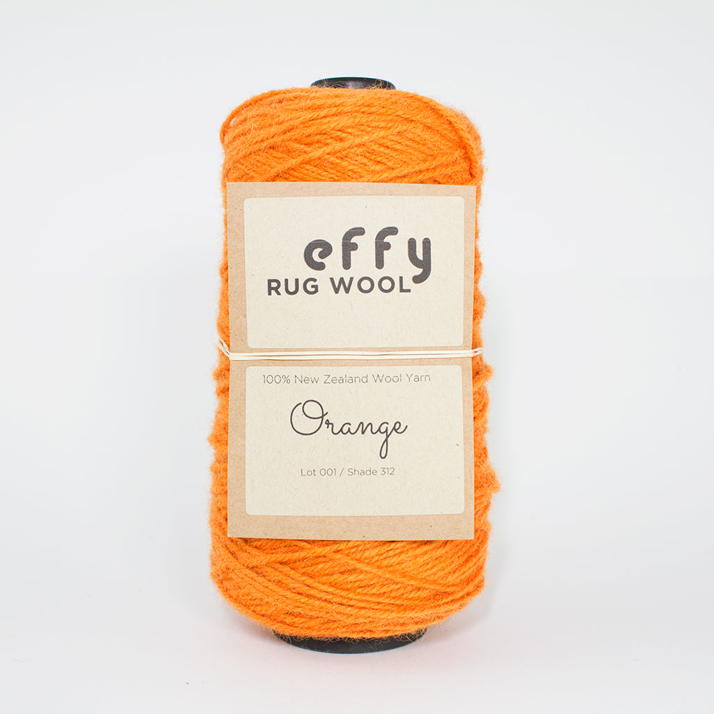 EFFY NZ Rug Wool  500g  Cones for Tufting