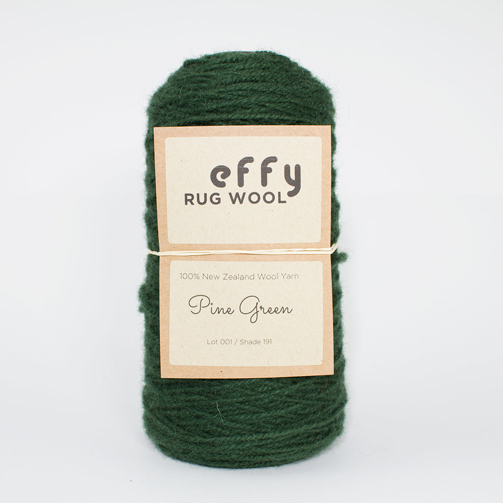 EFFY NZ Rug Wool  500g  Cones for Tufting