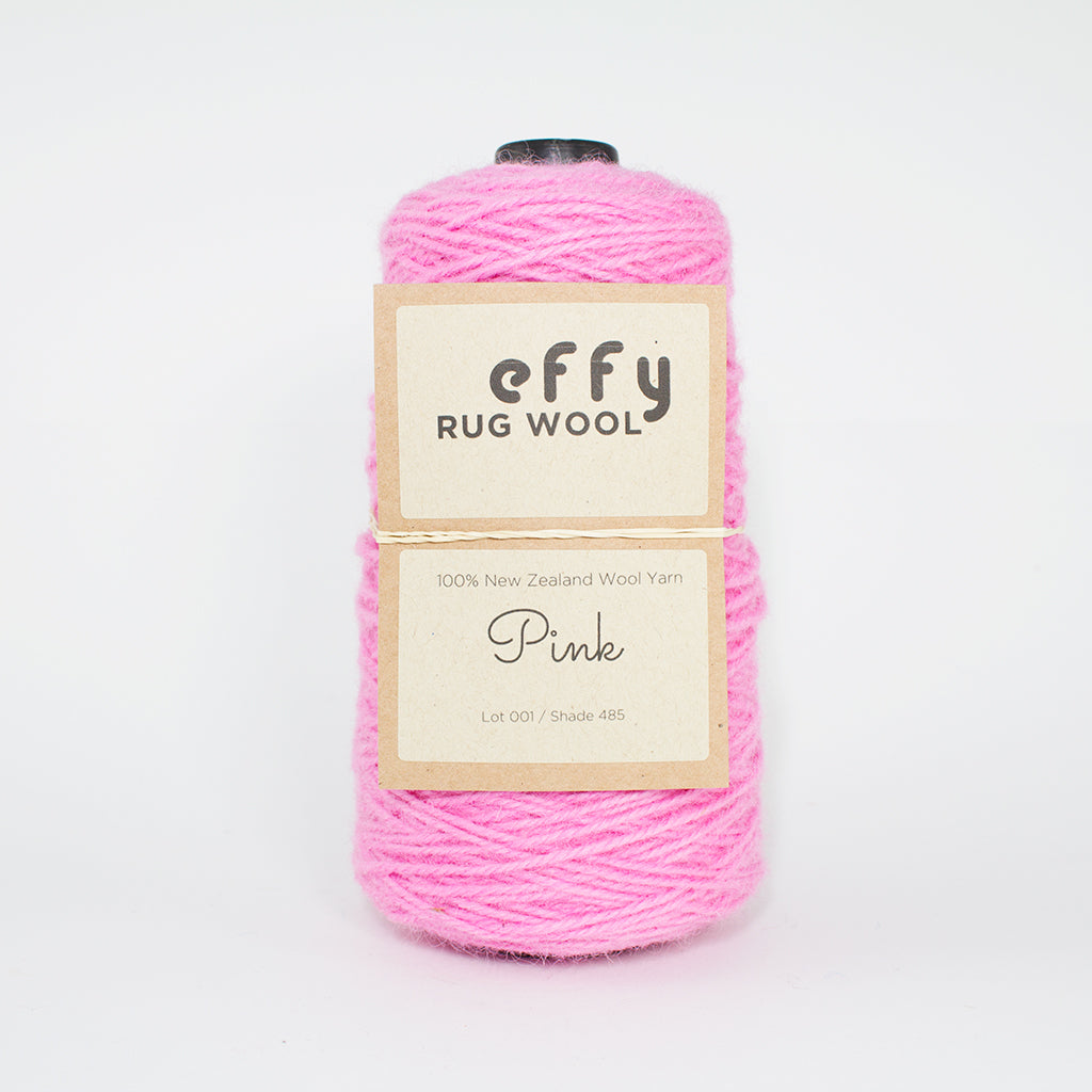 EFFY NZ Rug Wool  500g  Cones for Tufting